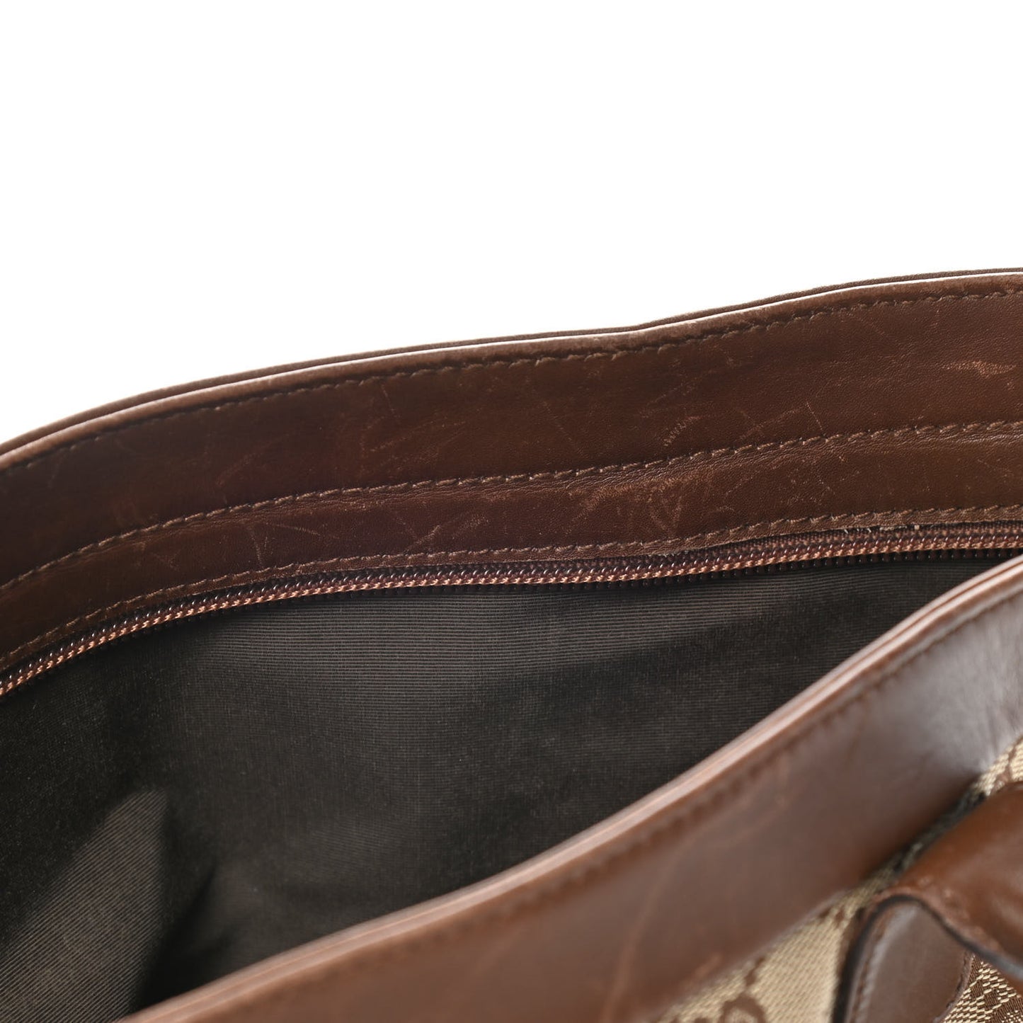 Monogram Tote Brown