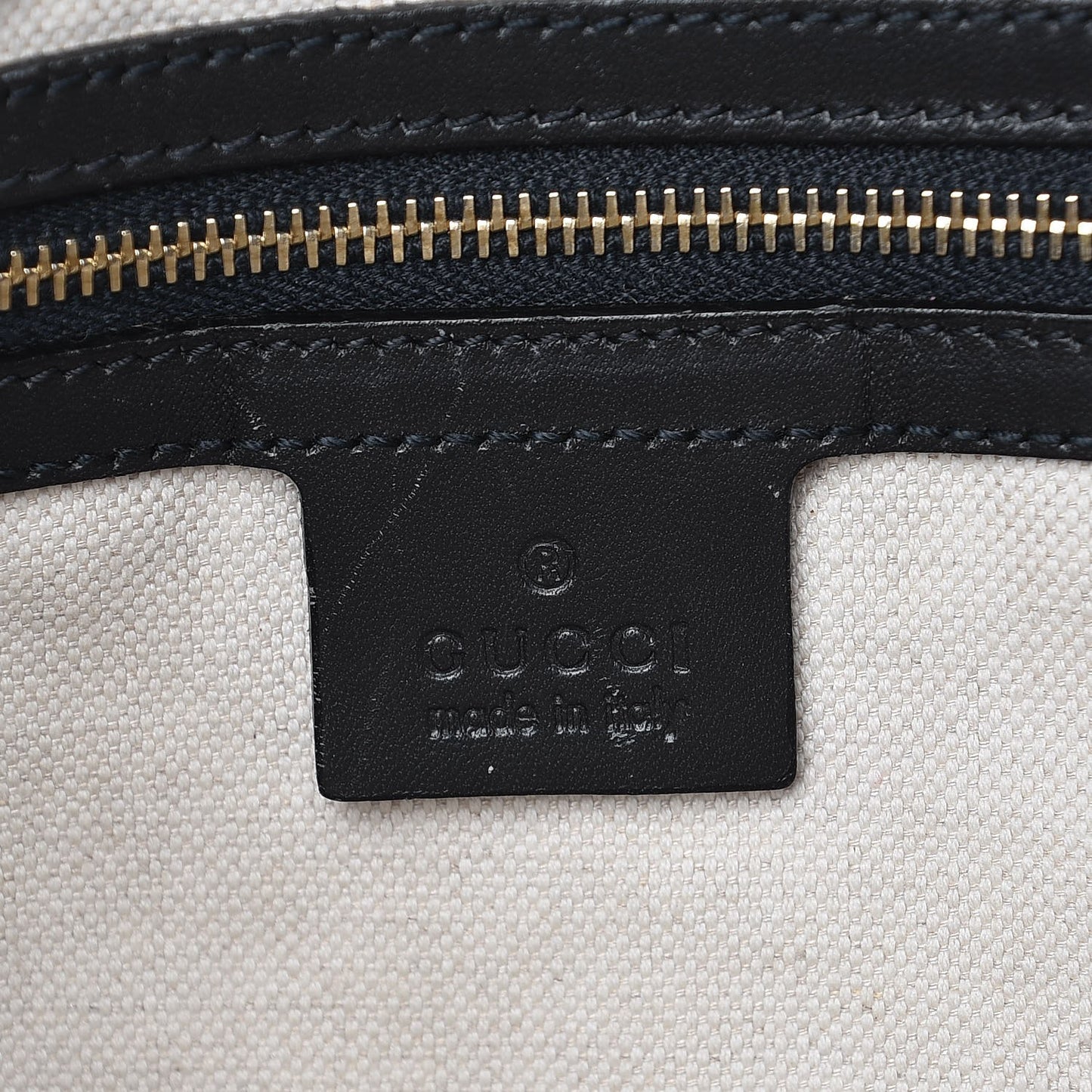 Monogram Vintage Web Medium Half Moon Hobo Navy
