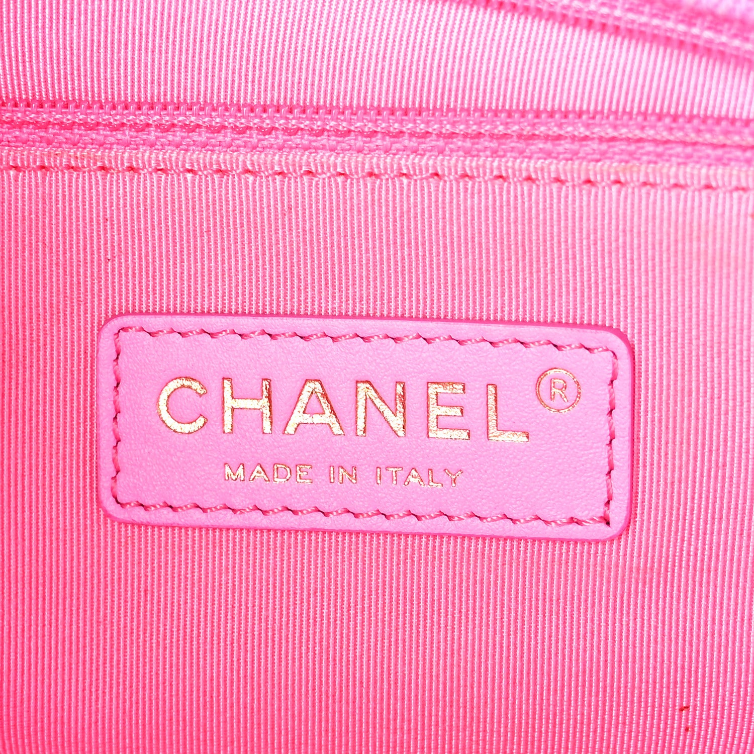 Chanel Denim Quilted Small Messenger Flap Neon Pink 6 of 12
