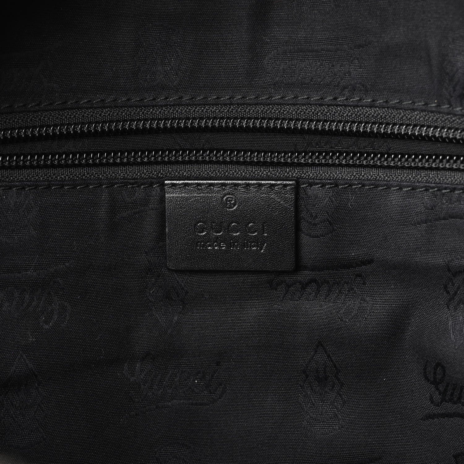 Gucci Imprime Monogram Medium Classic Backpack Black 6 of 11