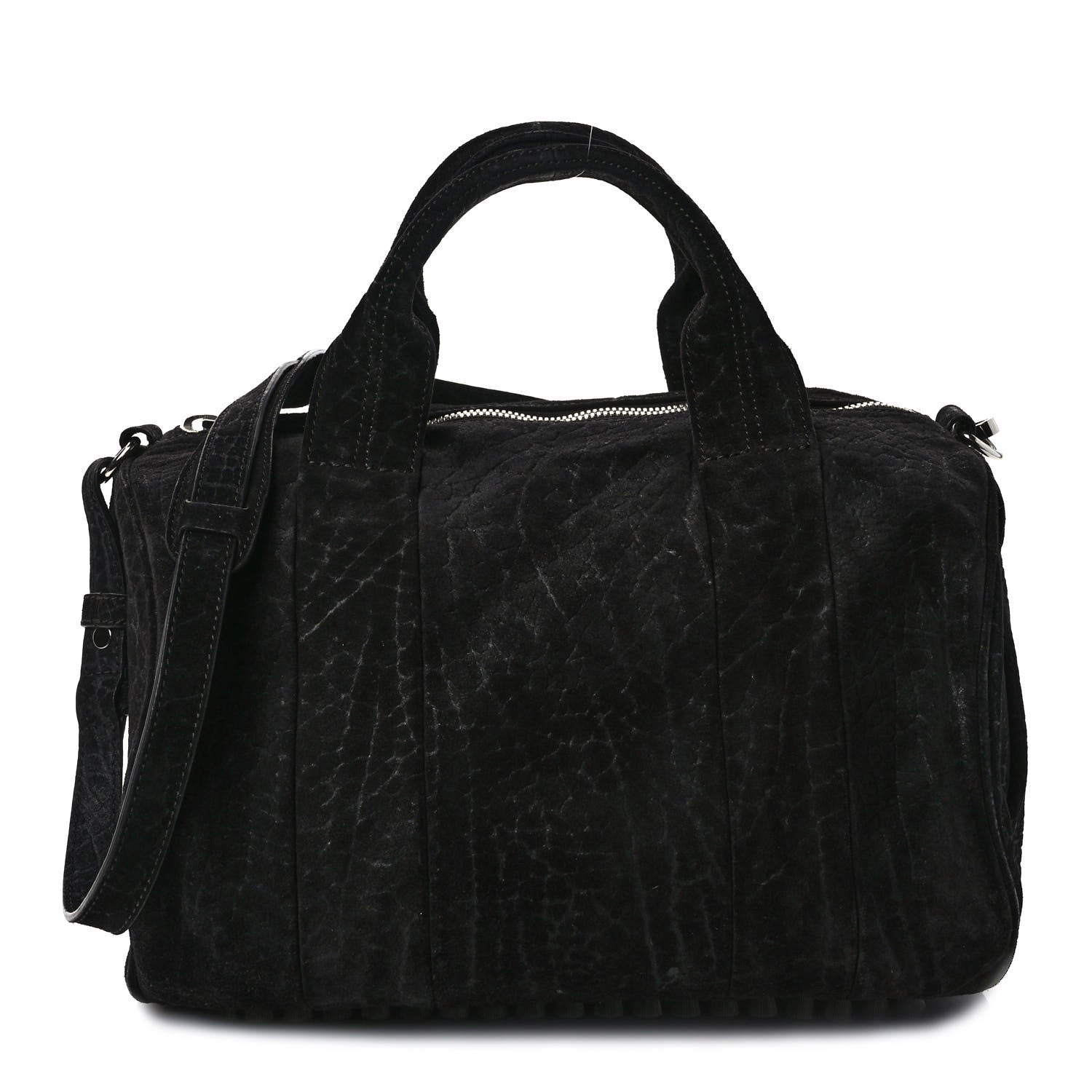 Alexander Wang Tumbled Nubuck Rocco Espresso Rhodium Hardware 1 of 8