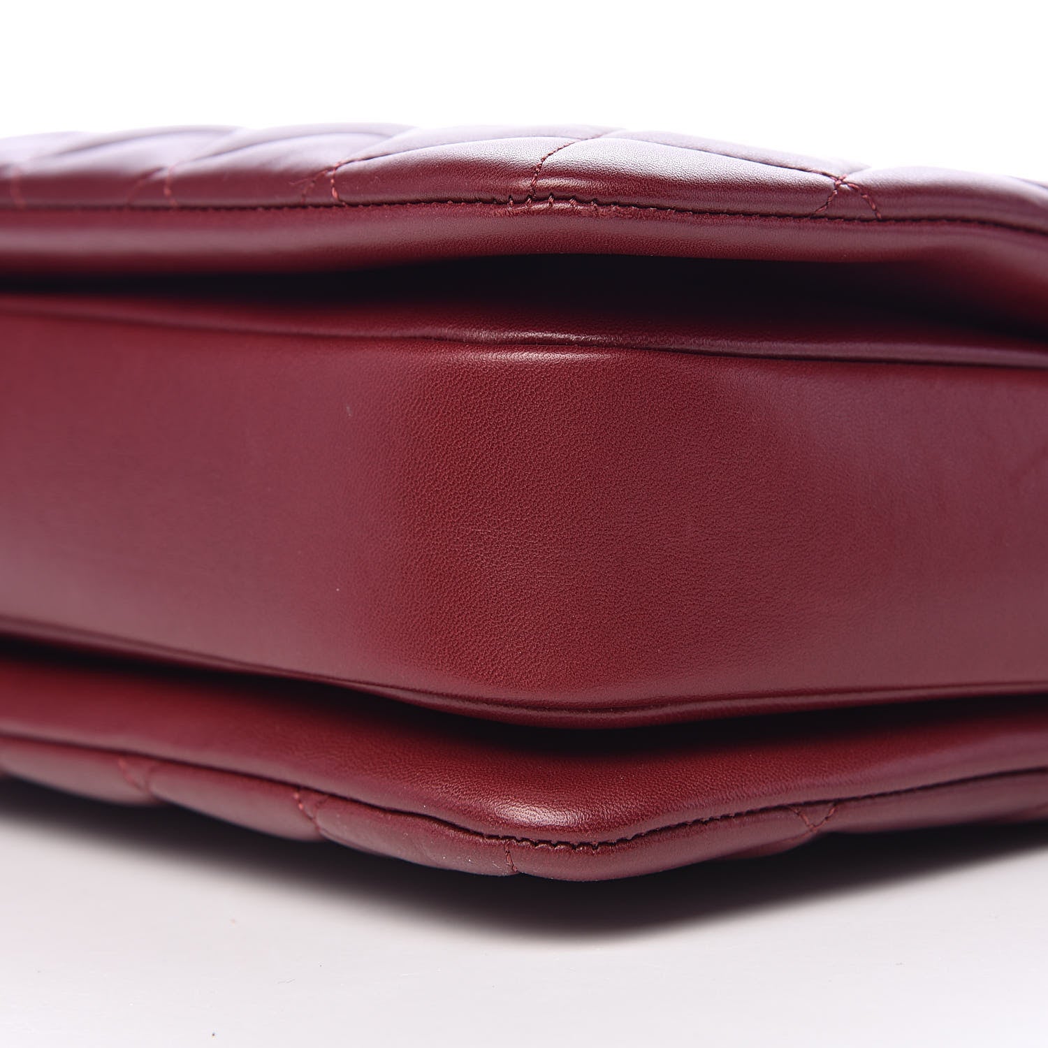 Chanel Lambskin Quilted Large Trendy CC Dual Handle Flap Bag Burgundy 10 of 11