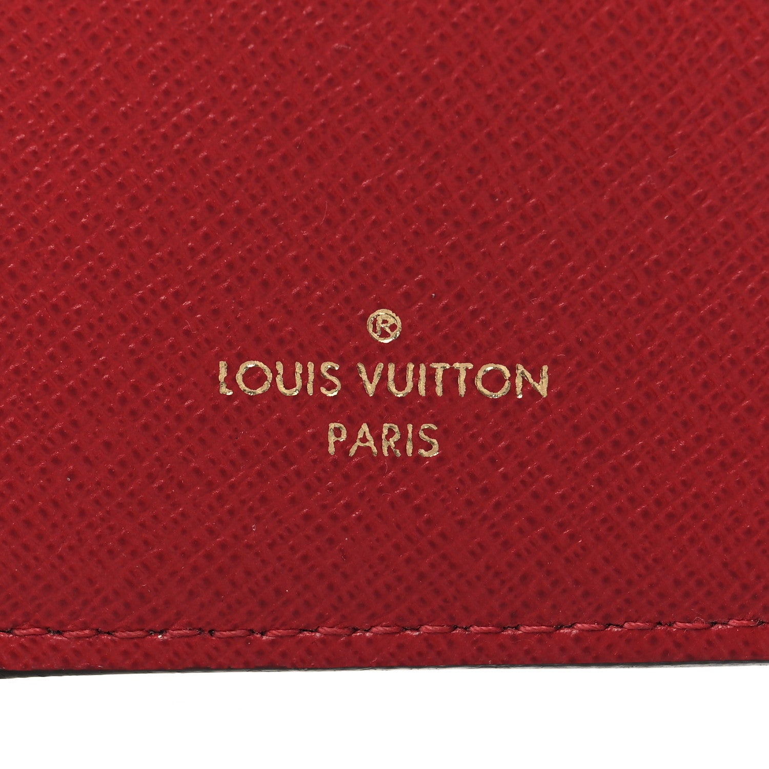 Louis Vuitton Damier Ebene Victorine Wallet Cherry 7 of 12