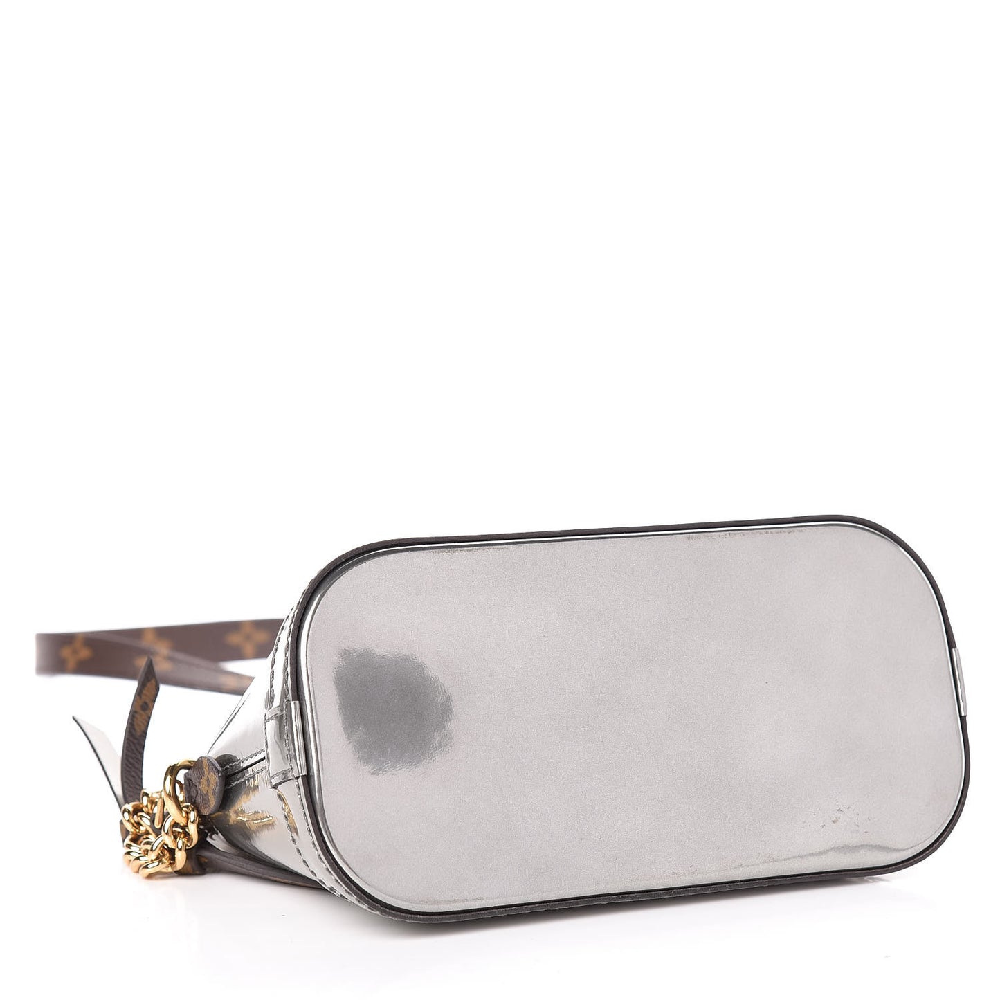 Patent Monogram Miroir Mirror Mini Alma Gris Metal