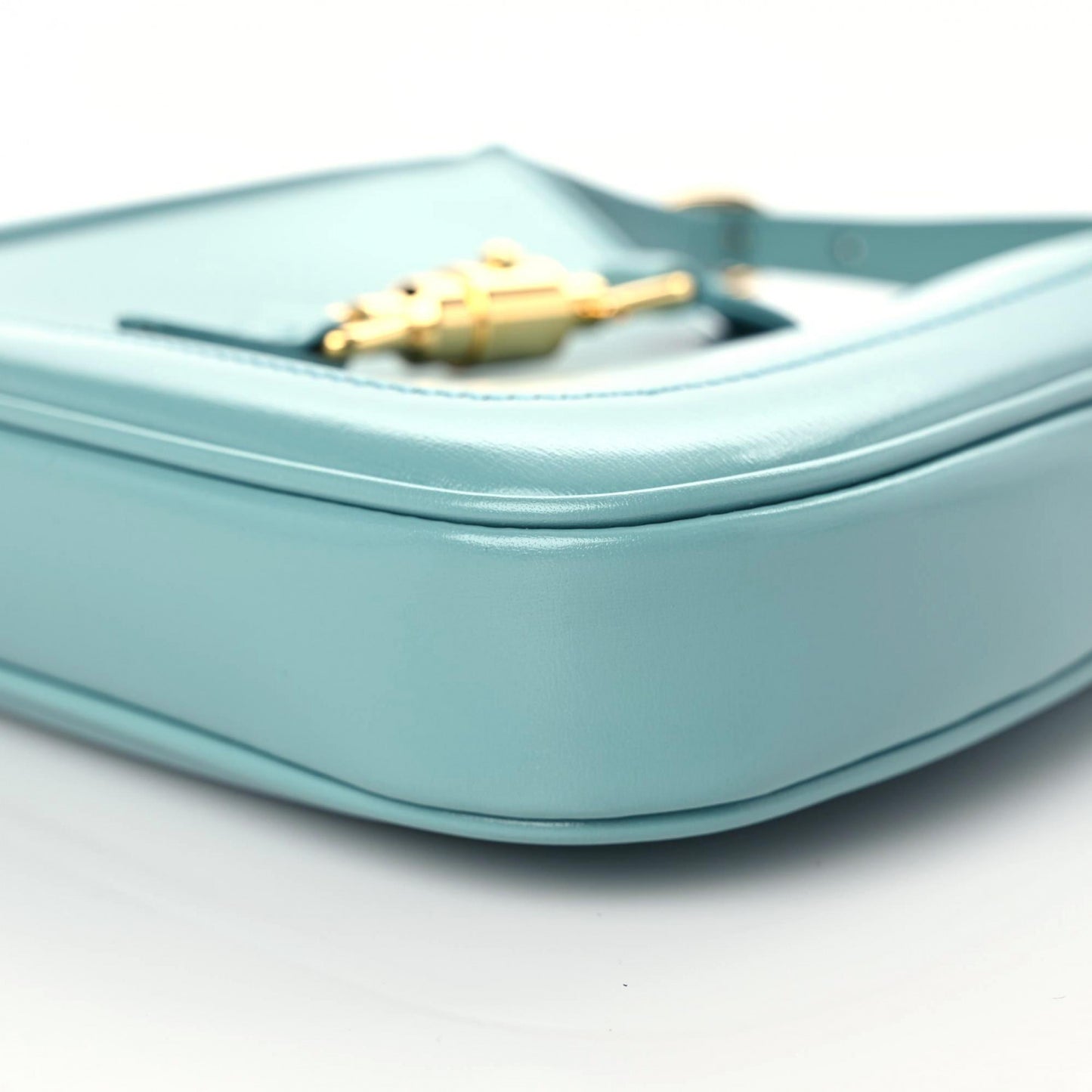 Boarded Dyana Lux Calfskin Mini Jackie 1961 Hobo Dusty Azure