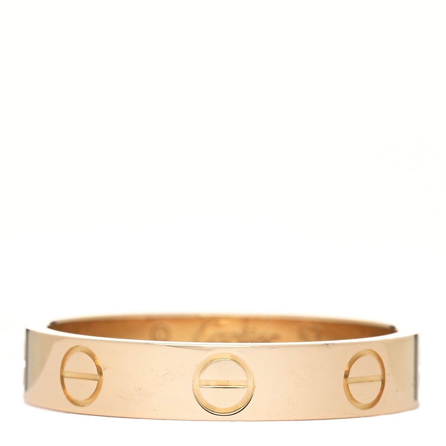 Cartier 18K Yellow Gold 3.5mm LOVE Wedding Band Ring 53 6.5 1 of 4