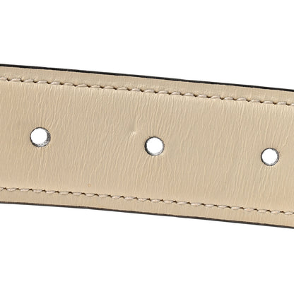 Gucci Ciny Lux Calfskin Blondie Belt 100 40 White 4 of 5