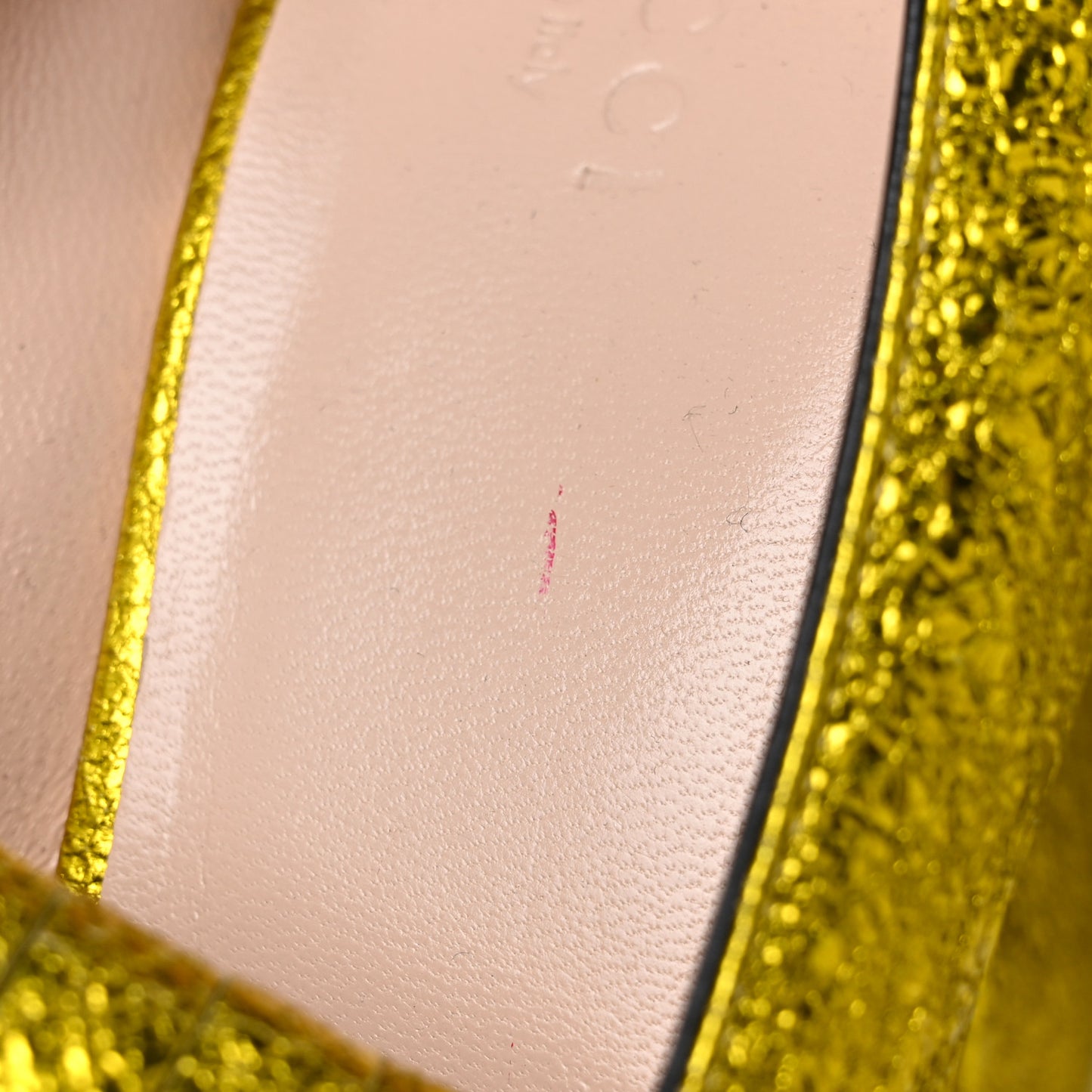 Galassia GG Marmont Fringe 105mm Loafer Pumps 41 Mimosa