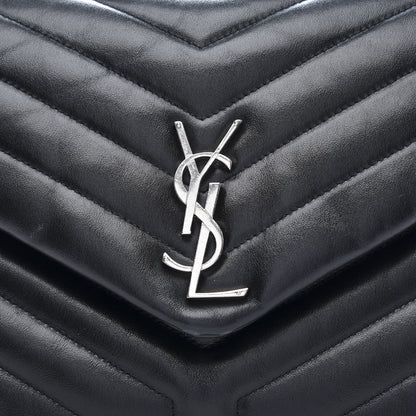 Saint Laurent Calfskin Y Quilted Monogram Medium Loulou Chain Satchel Black 12 of 12
