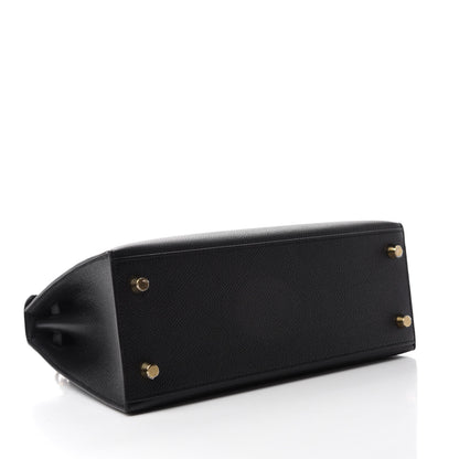Hermes Epsom Kelly Sellier 25 Black 4 of 14