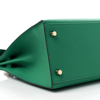 Hermes Epsom Kelly Sellier 28 Vert Jade 8 of 10