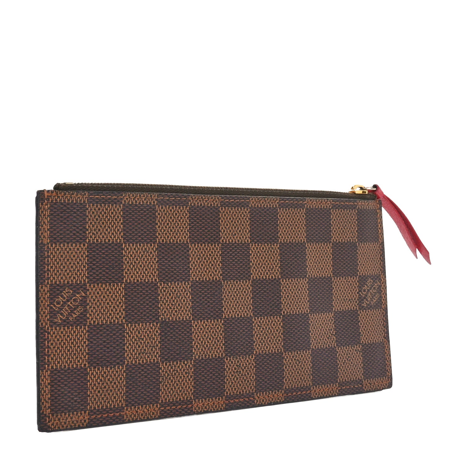 Louis Vuitton Damier Ebene Felicie Chain Wallet Zippered Insert 3 of 7