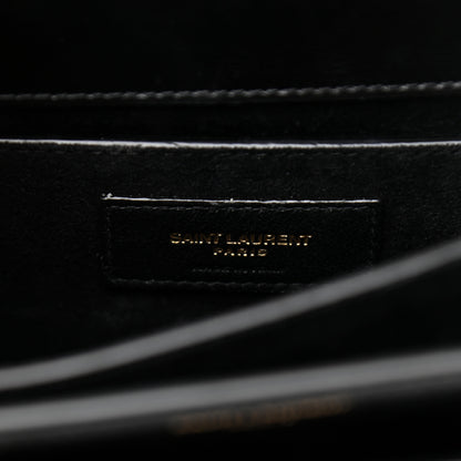 Saint Laurent Calfskin Medium Monogram Sunset Black 7 of 11