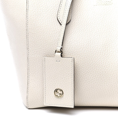 Gucci Dollar Calfskin Small Swing Tote Mystic White 8 of 10