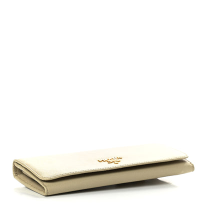 Prada Saffiano Continental Wallet Cera 4 of 8