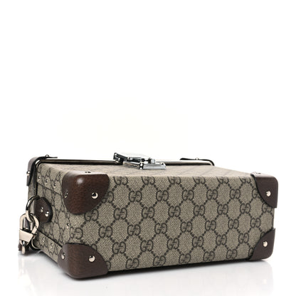 Gucci GG Supreme Monogram Globe-Trotter Beauty Case Brown 4 of 9