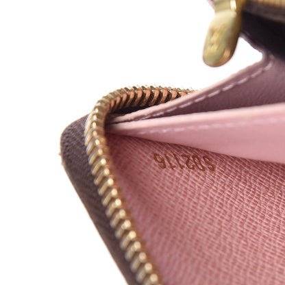 Louis Vuitton Monogram Clemence Wallet Rose Ballerine 9 of 13