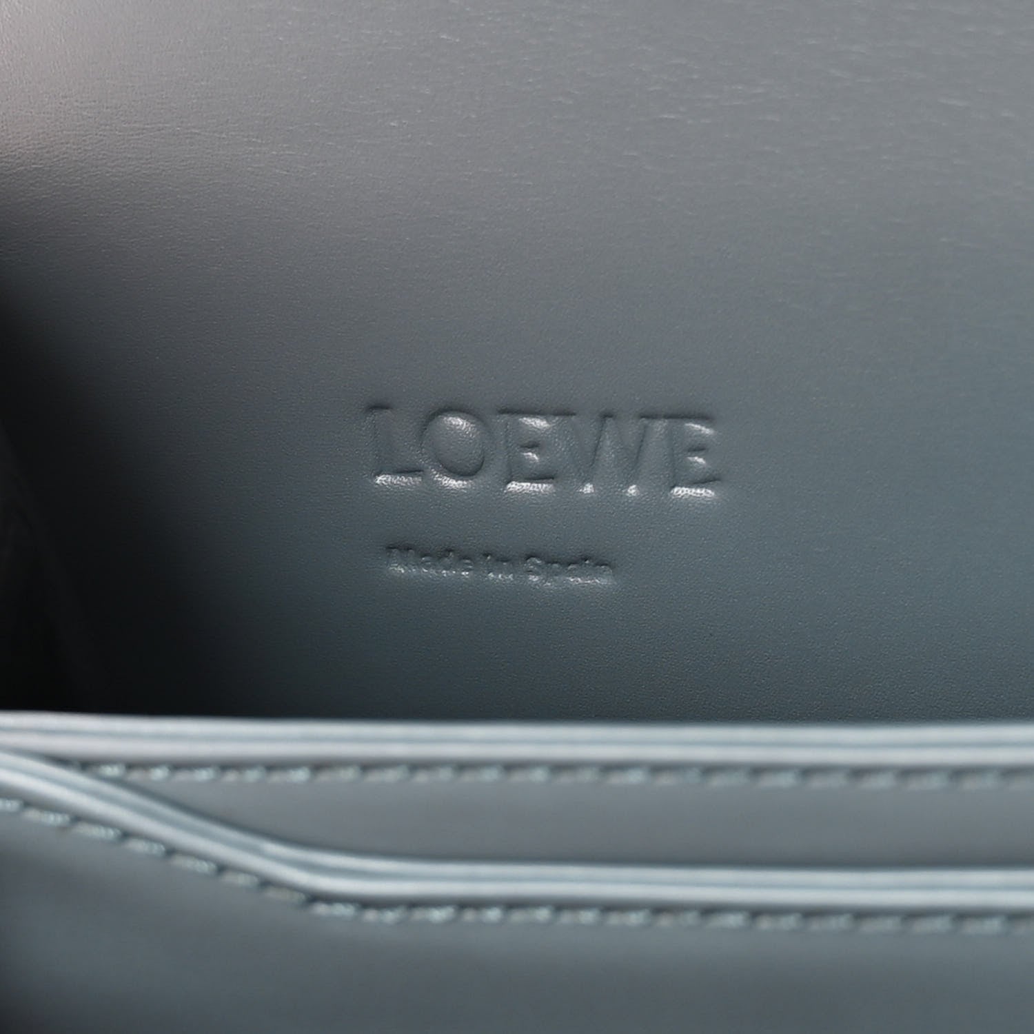 Loewe Calfskin Medium Barcelona Shoulder Bag Stone Blue 6 of 14