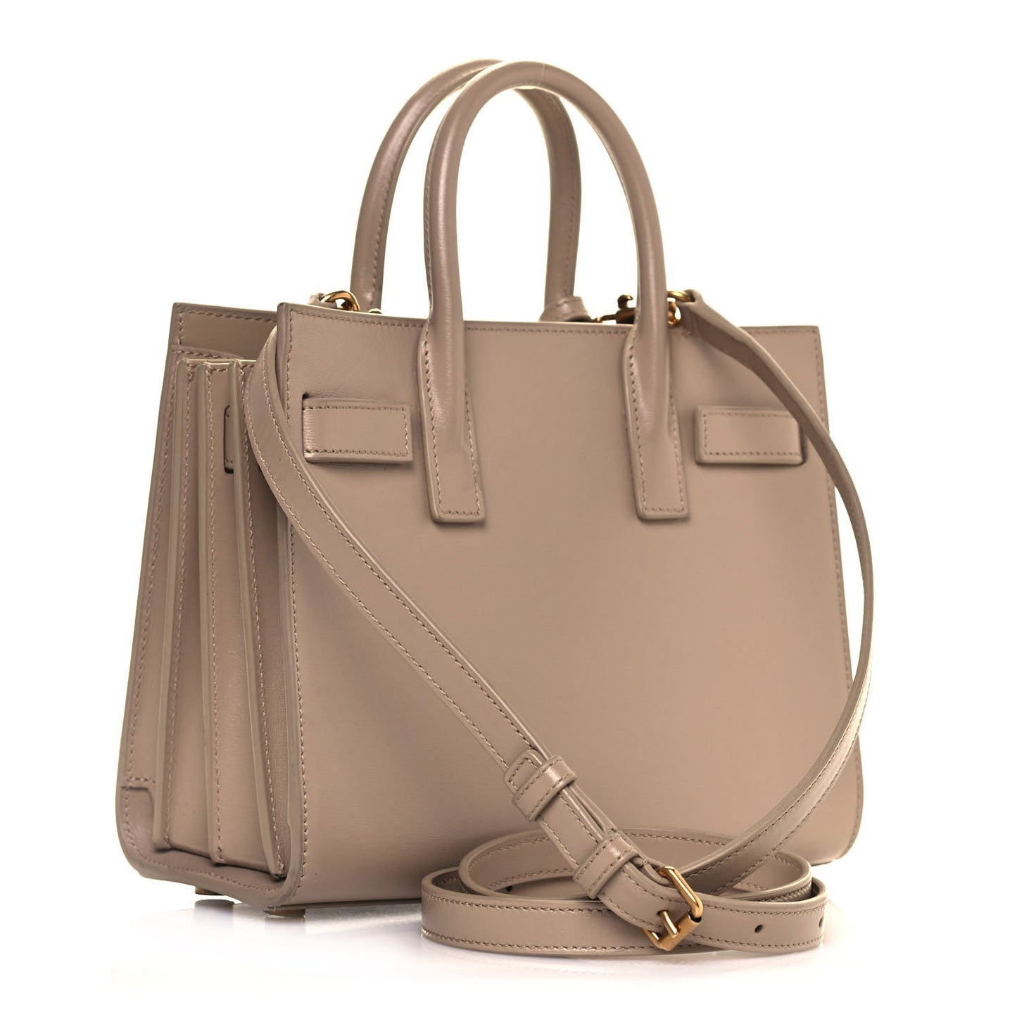 Calfskin Nano Sac De Jour Dark Beige