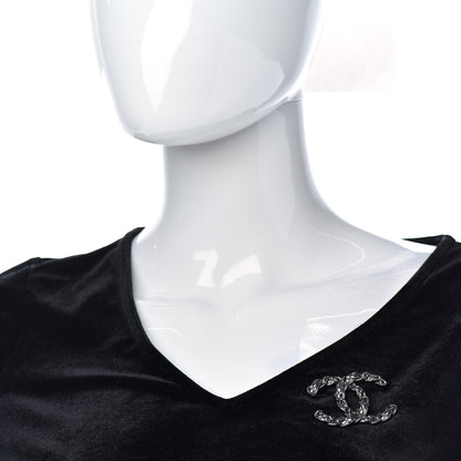 Chanel Quilted CC Brooch Ruthenium 2 of 11