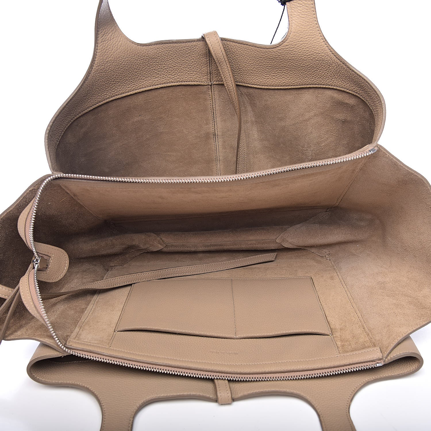 Celine Baby Grained Calfskin Medium Tri-Fold Bag Dune 5 of 9