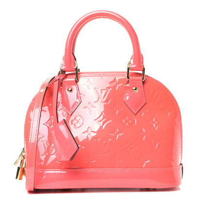 Louis Vuitton Vernis Alma BB Rose Litchi 2 of 10
