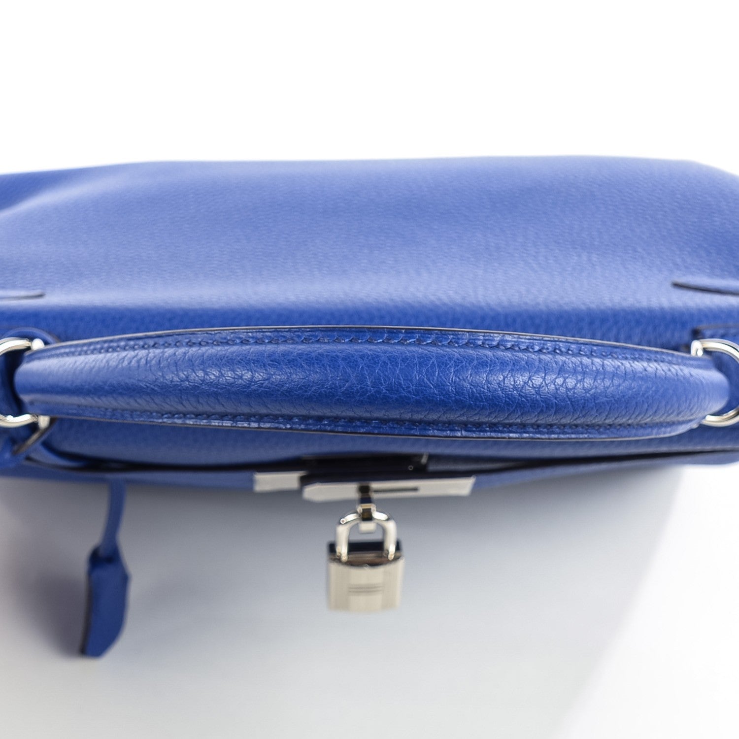 Hermes Taurillon Clemence Kelly Retourne 32 Bleu Electrique 10 of 28