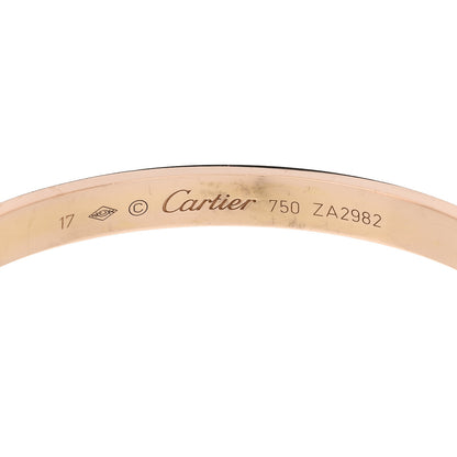 Cartier 18K Pink Gold LOVE Cuff Bracelet 17 3 of 4