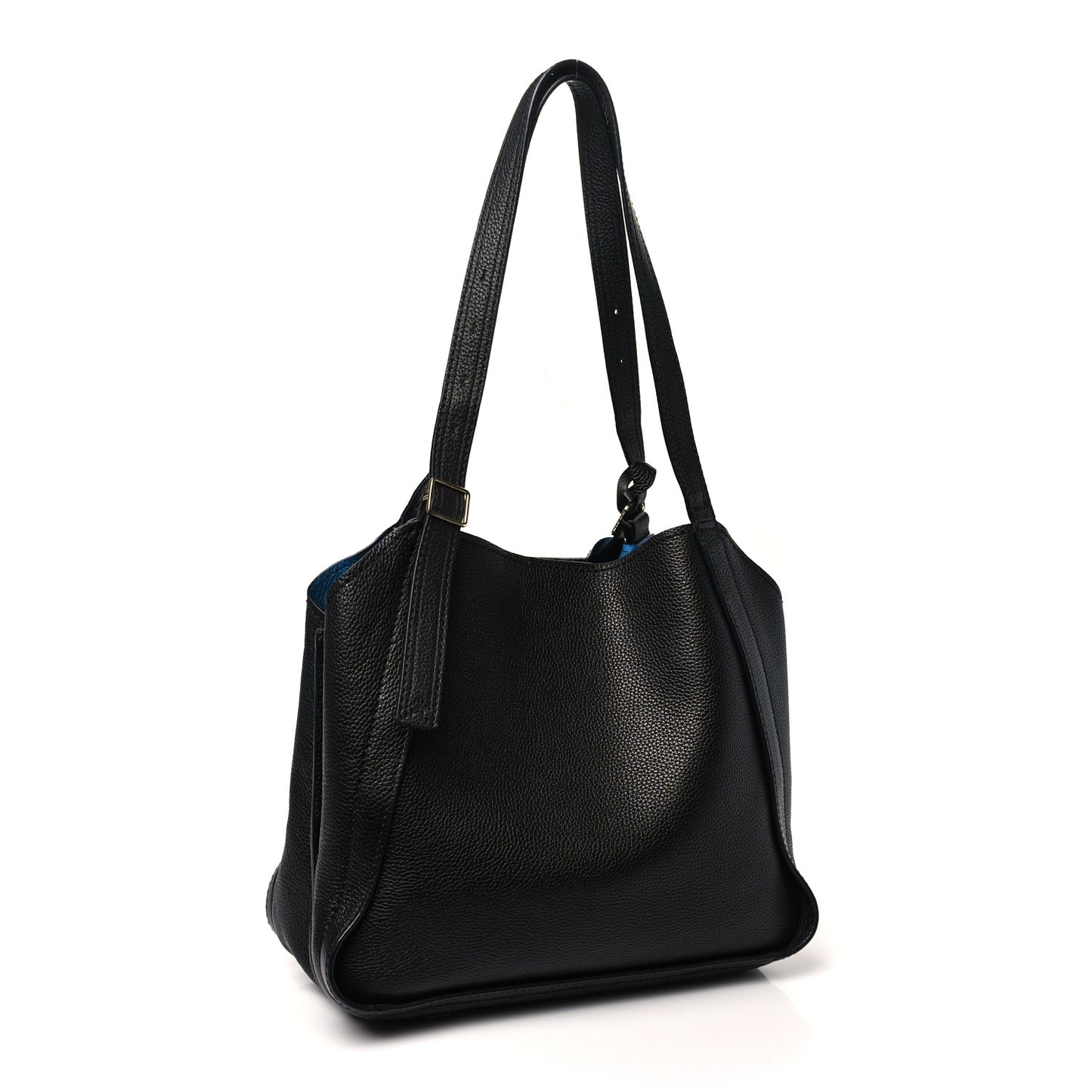 Grained Calfskin The Director Tote Black