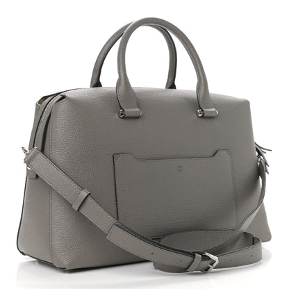 MCM Grained Calfskin Large Ella Boston Grey 3 of 8