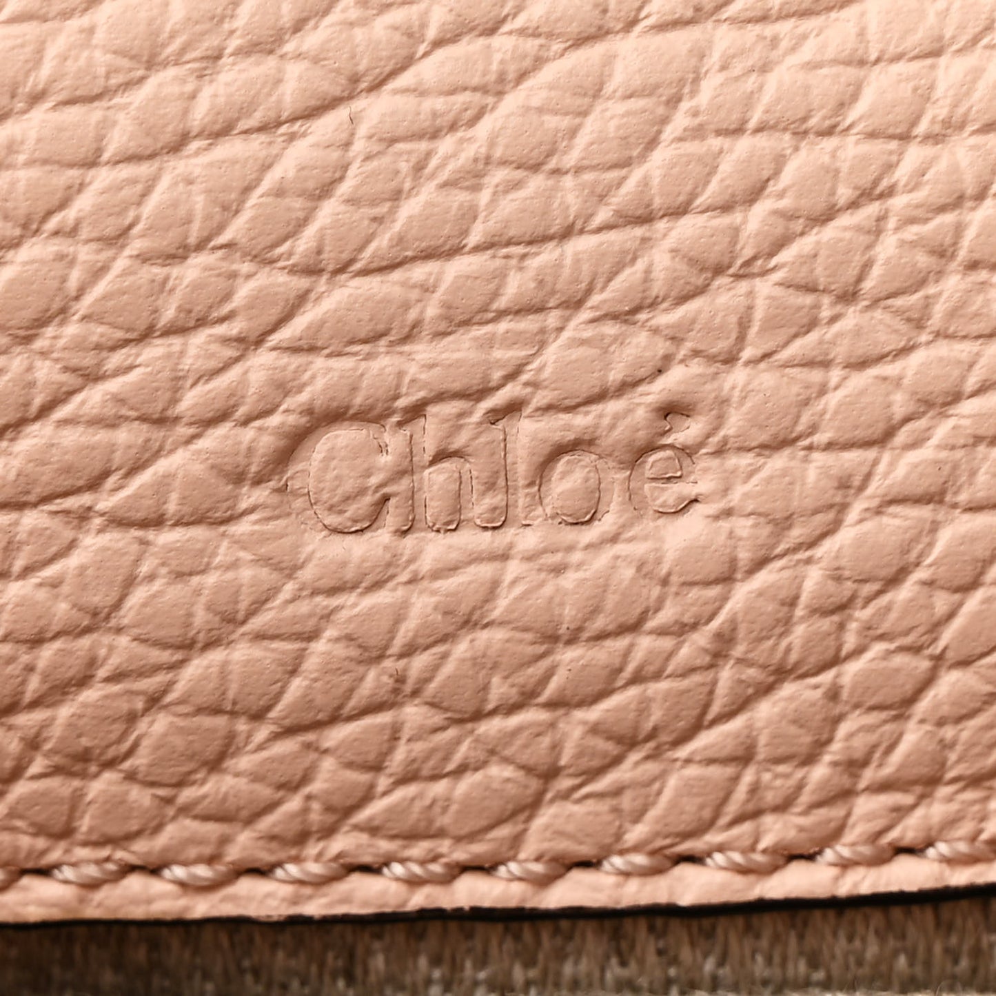 Calfskin Nano Marcie Saddle Bag Blush Nude