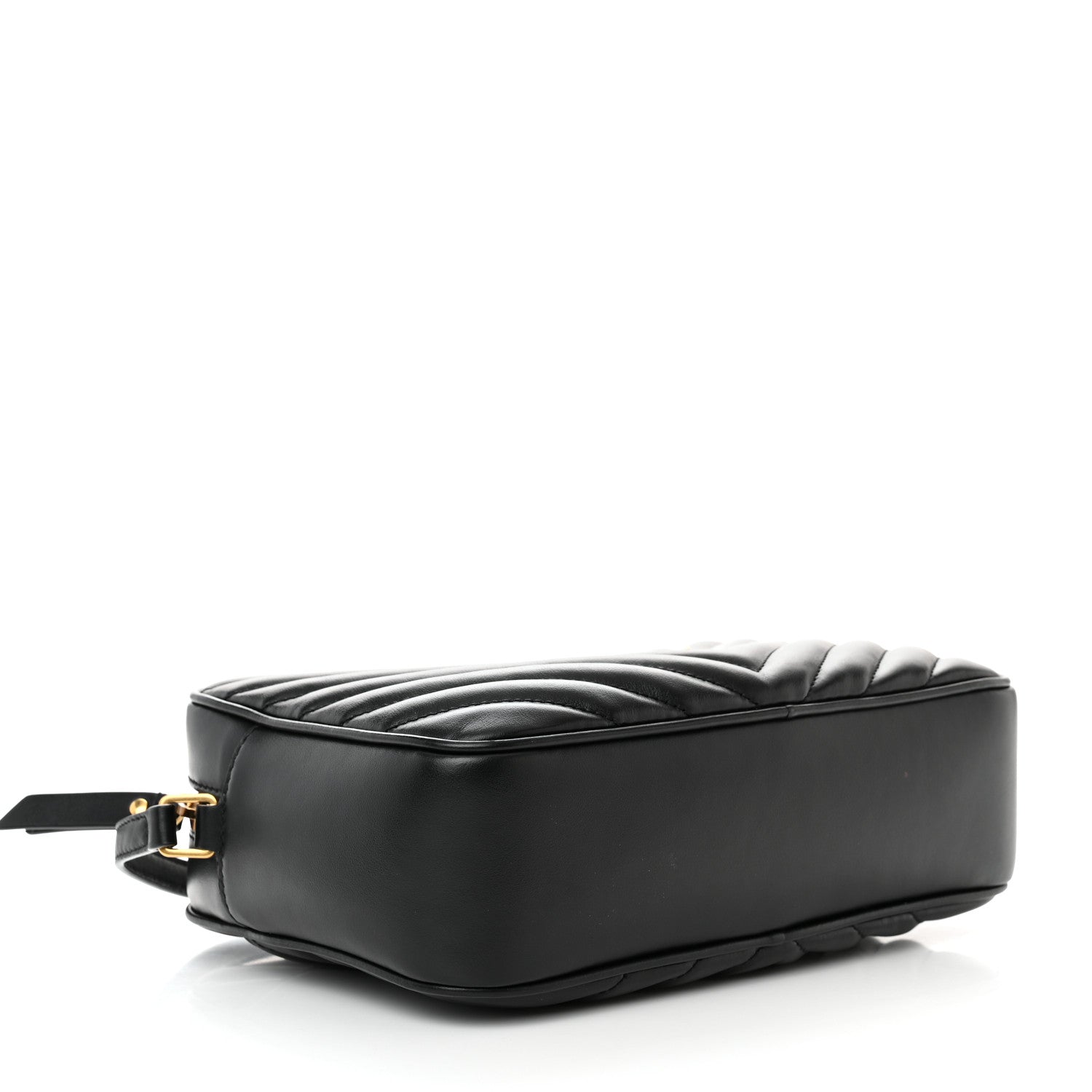 Saint Laurent Calfskin Matelasse Monogram Lou Camera Bag Black 4 of 11