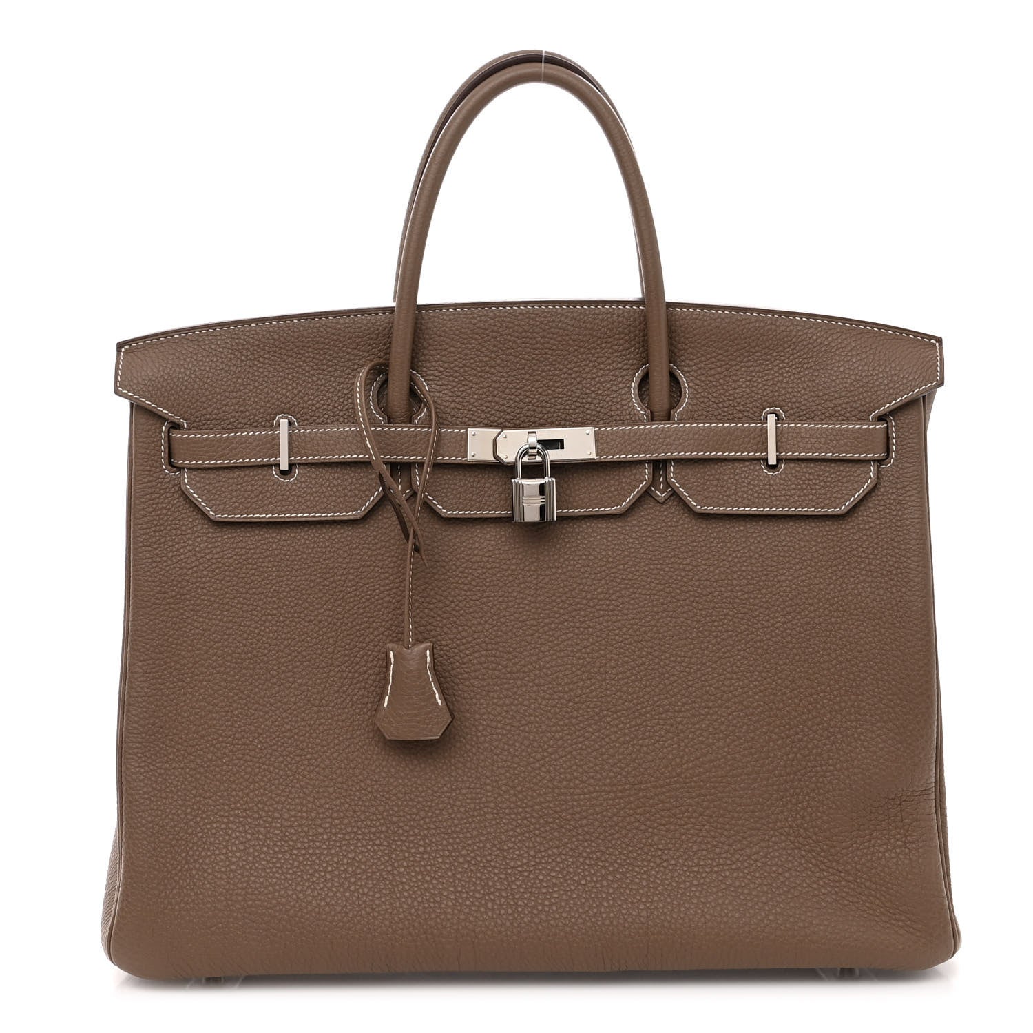 Hermes Togo Birkin 40 Etoupe 1 of 12