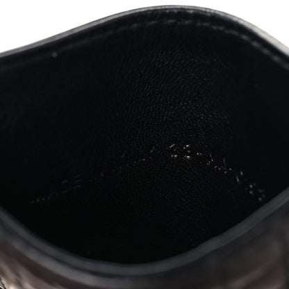 Christian Dior Lambskin Cannage Lady Dior Card Holder Black 6 of 6