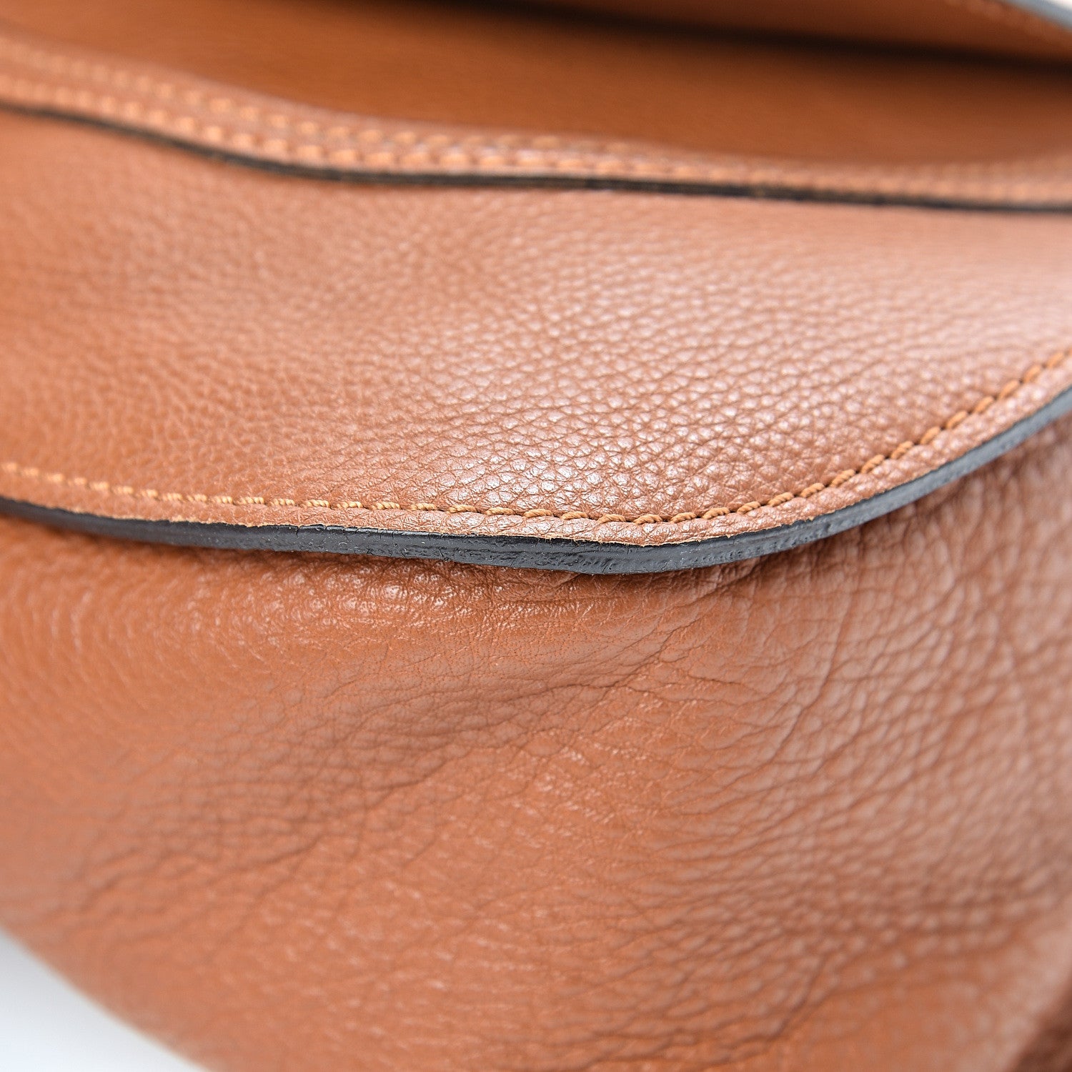 Chloe Calfskin Medium Marcie Satchel Tan 9 of 23