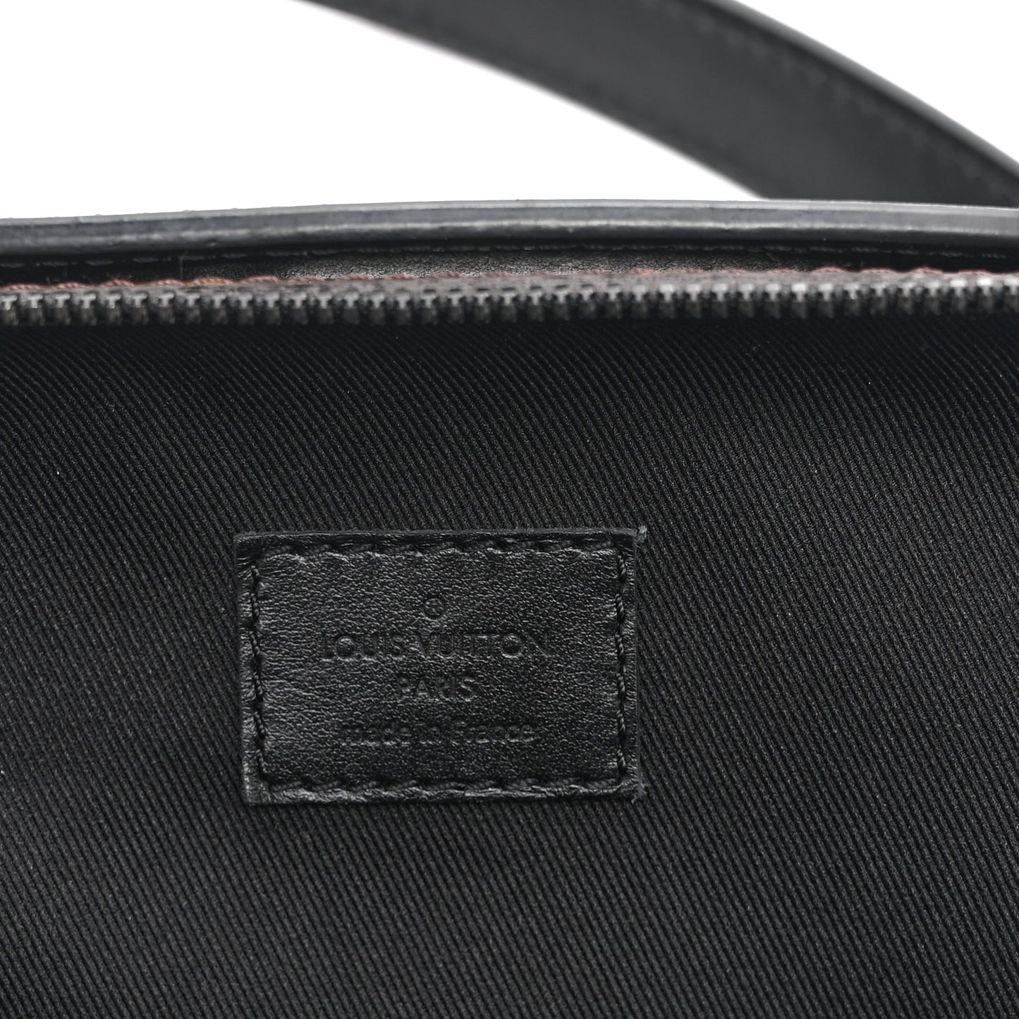 Monogram Macassar Handle Soft Trunk Black