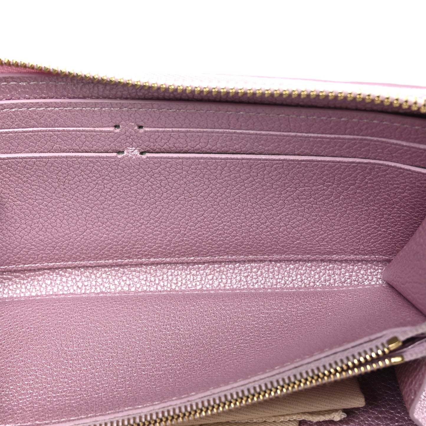 Metallic Empreinte Clemence Wallet Pearly Lilac