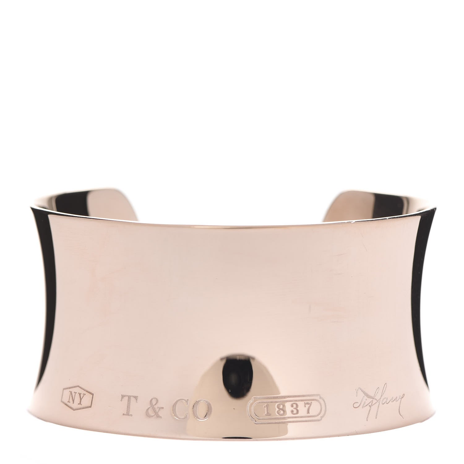 Tiffany Rubedo Wide 1837 Cuff Bracelet 1 of 4