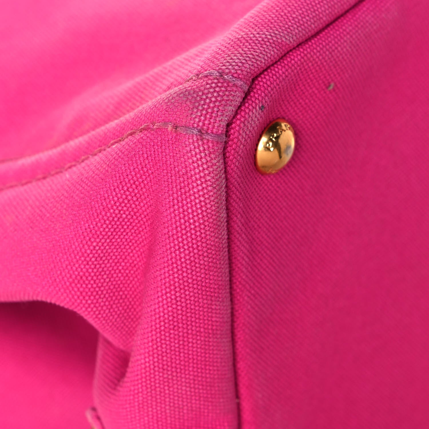Prada Canapa Logo Shopping Tote Fuxia 8 of 18