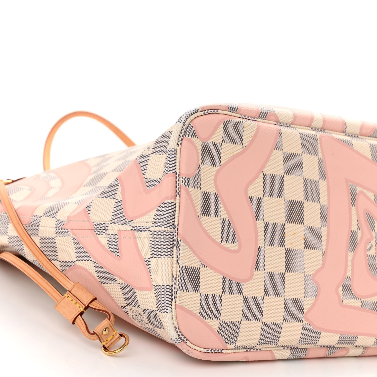 Louis Vuitton Damier Azur Tahitienne Neverfull MM 9 of 11