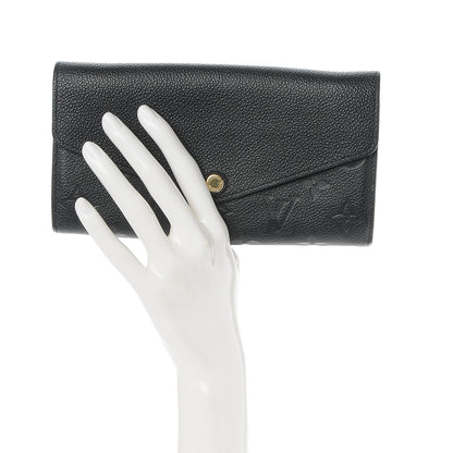 Louis Vuitton Empreinte Sarah Wallet NM Black 2 of 7