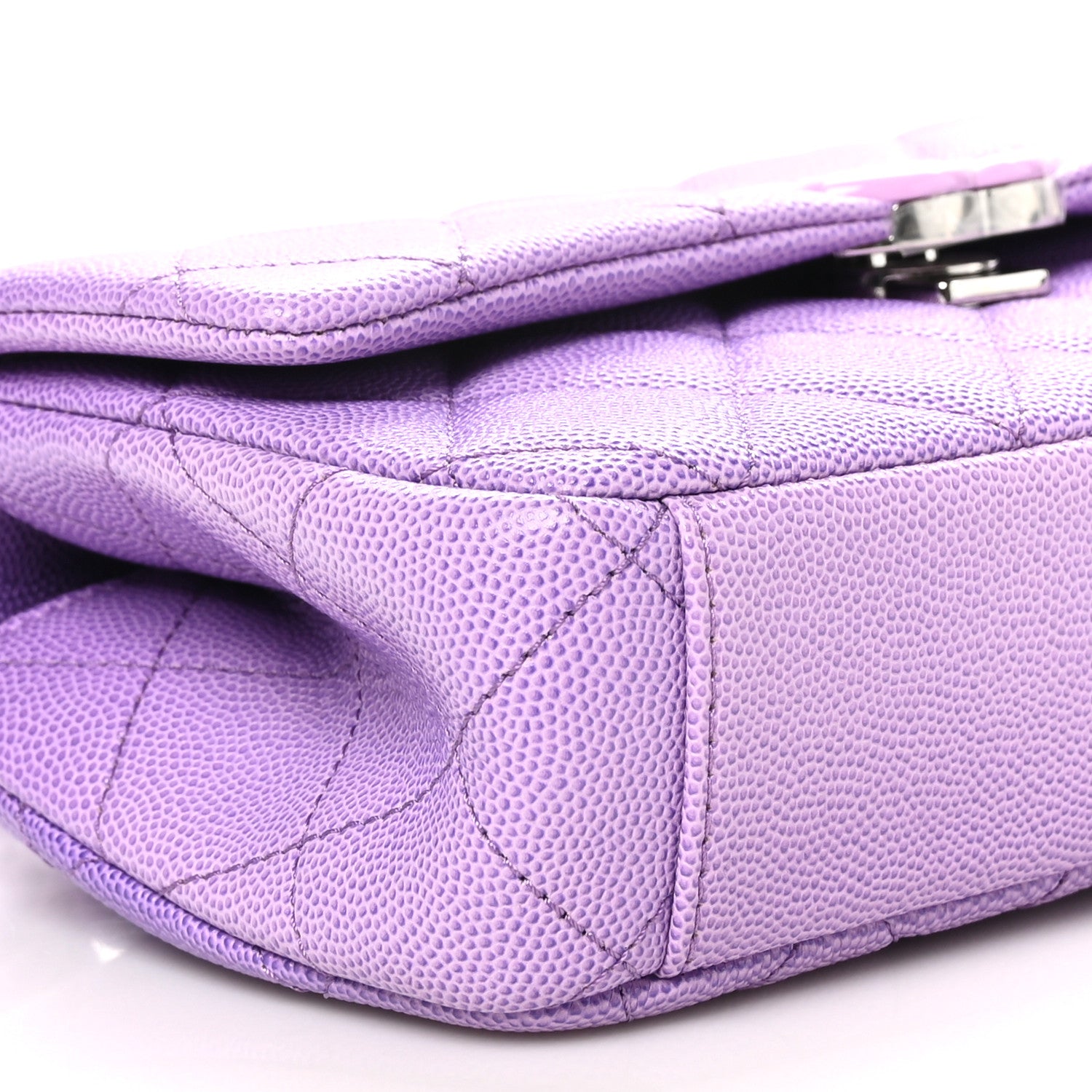 Chanel Shaded Caviar Quilted My Everything Small Flap Purple Light Purple 9 of 10