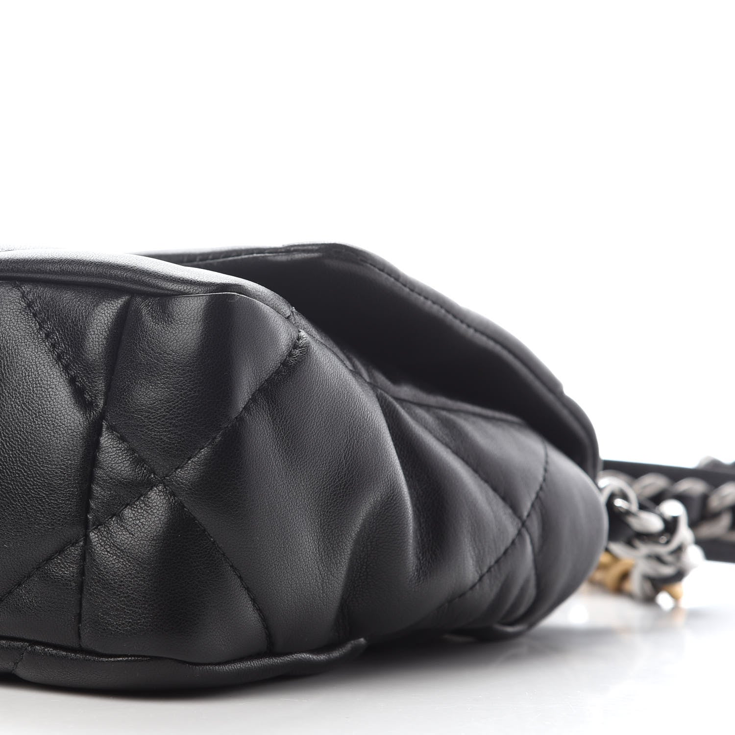Chanel Lambskin Quilted Medium Chanel 19 Flap Black 9 of 9