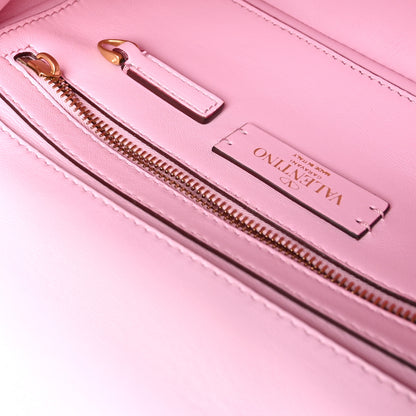 Valentino Garavani Nappa Medium Roman Stud Shoulder Bag Pink Borealis 11 of 12