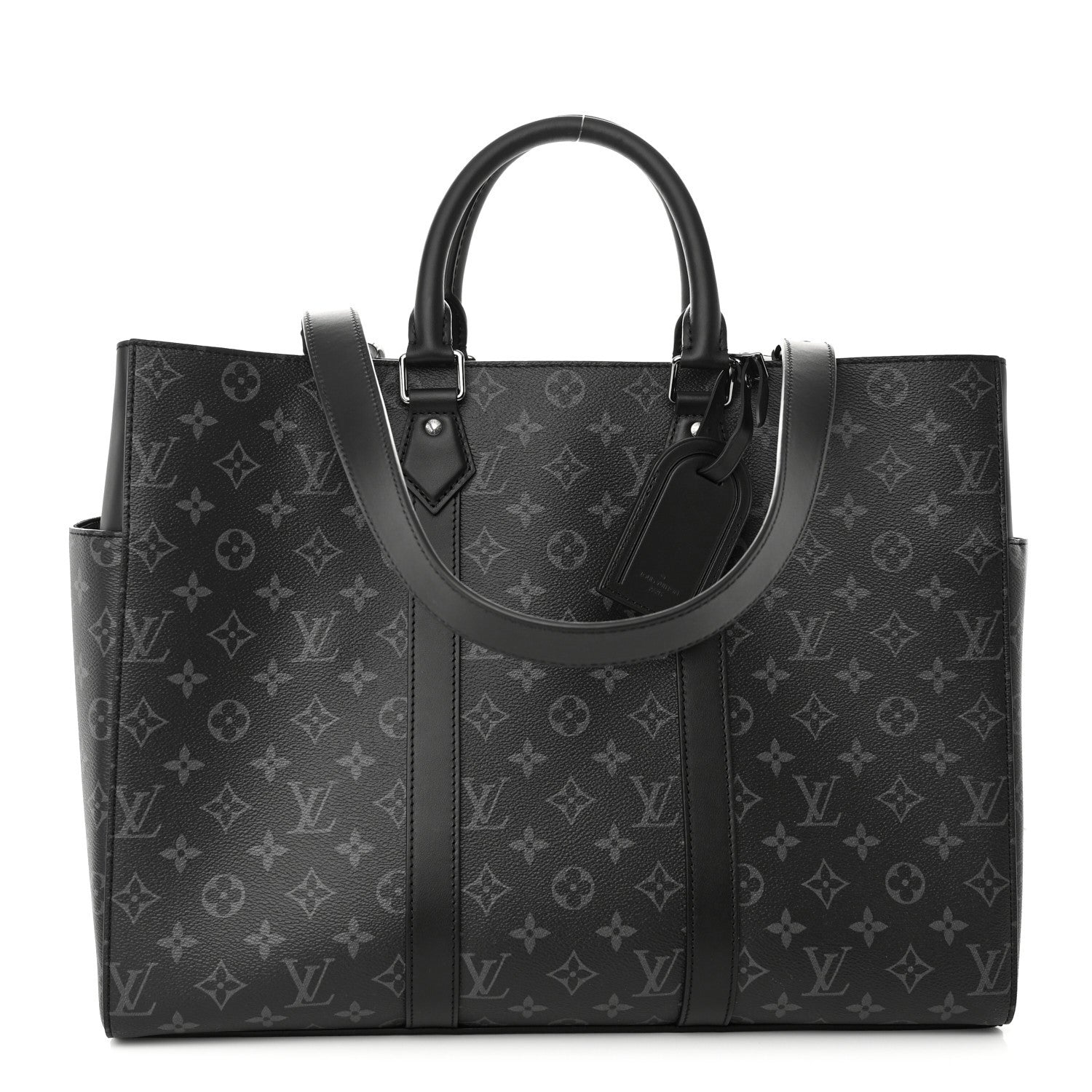 Louis Vuitton Monogram Eclipse Sac Plat Horizontal Zipper 1 of 9