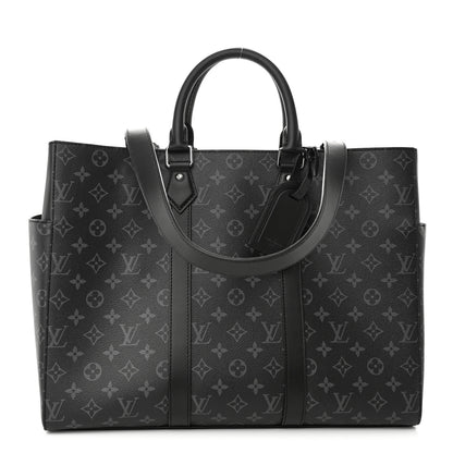 Louis Vuitton Monogram Eclipse Sac Plat Horizontal Zipper 1 of 9