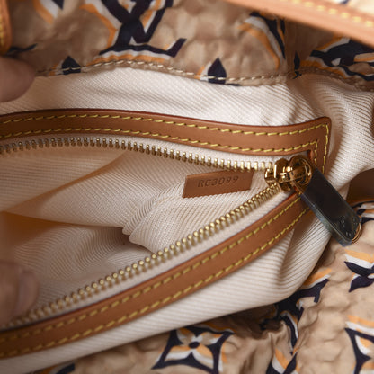 Louis Vuitton Canvas Monogram Cruise Bulles MM Natural 7 of 12