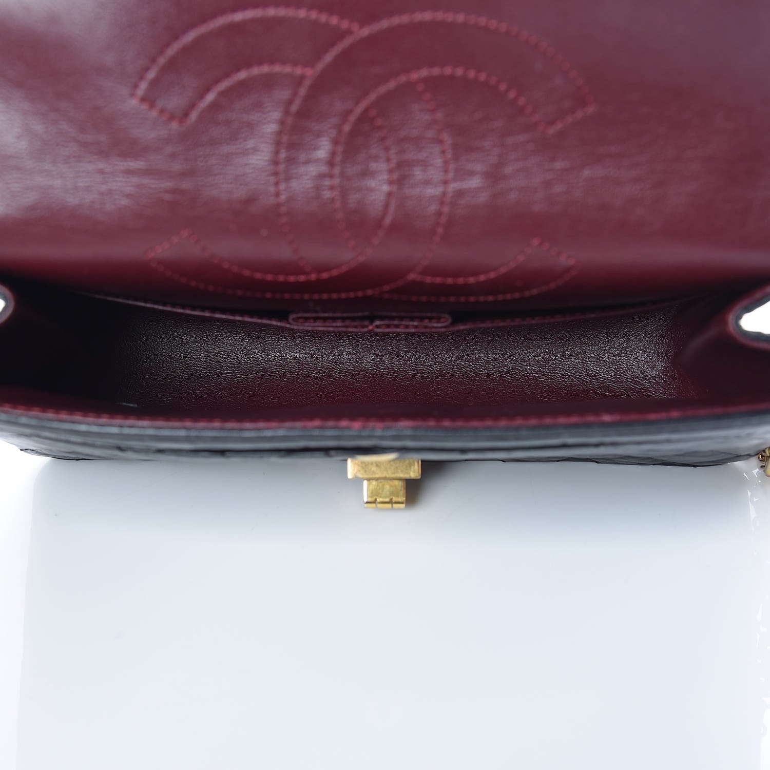 Chanel Aged Calfskin Quilted 2.55 Reissue 225 Flap Black 7 of 16