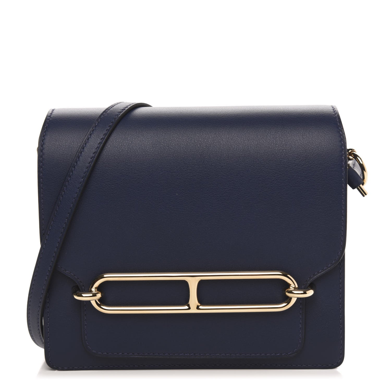 Hermes Swift Mini Sac Roulis Bleu Nuit 1 of 10
