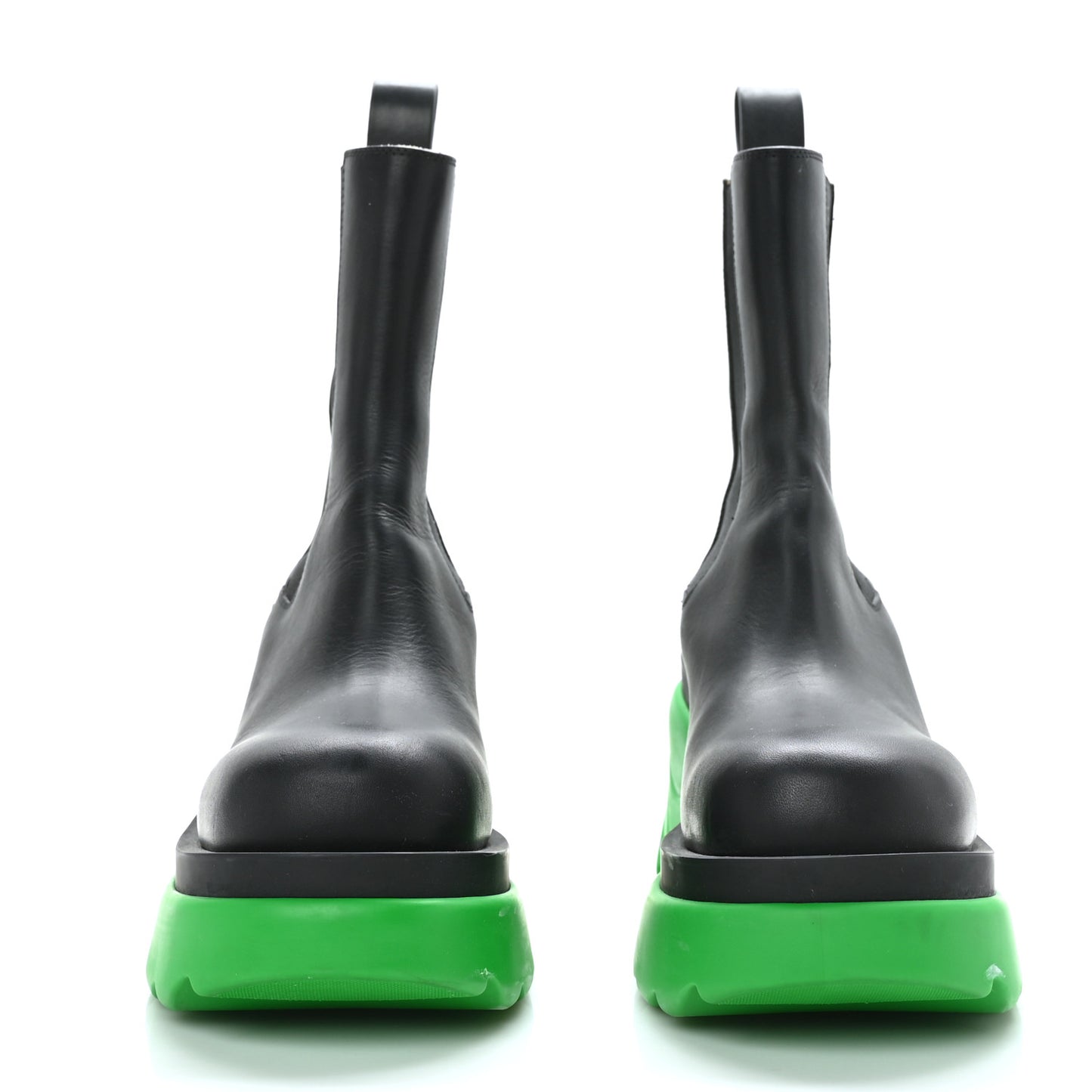 Calfskin The Flash Chelsea Boots 39 Black Grass